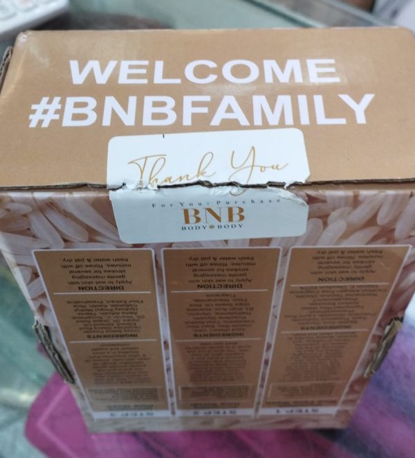 BNB Whitening Rice Extract Bright & Glow Kit